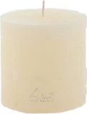 Rasteli Luz Your Senses Stomp Kaars Wit-Aspergewit D 9 cm H 9 cm