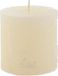 Rasteli Luz Your Senses Stomp Kaars Wit-Aspergewit D 9 cm H 9 cm