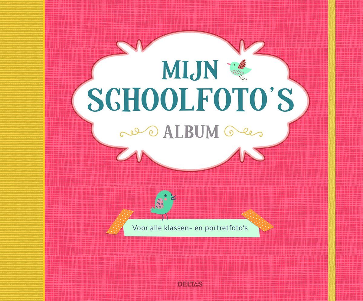 Deltas Mijn schoolfoto's album rood