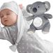 Woopie Ours en peluche avec projecteur et sons apaisants 15 mélodies
