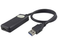 PremiumCord USB 3.0-adapter voor HDMI met audio, Full HD 1080P