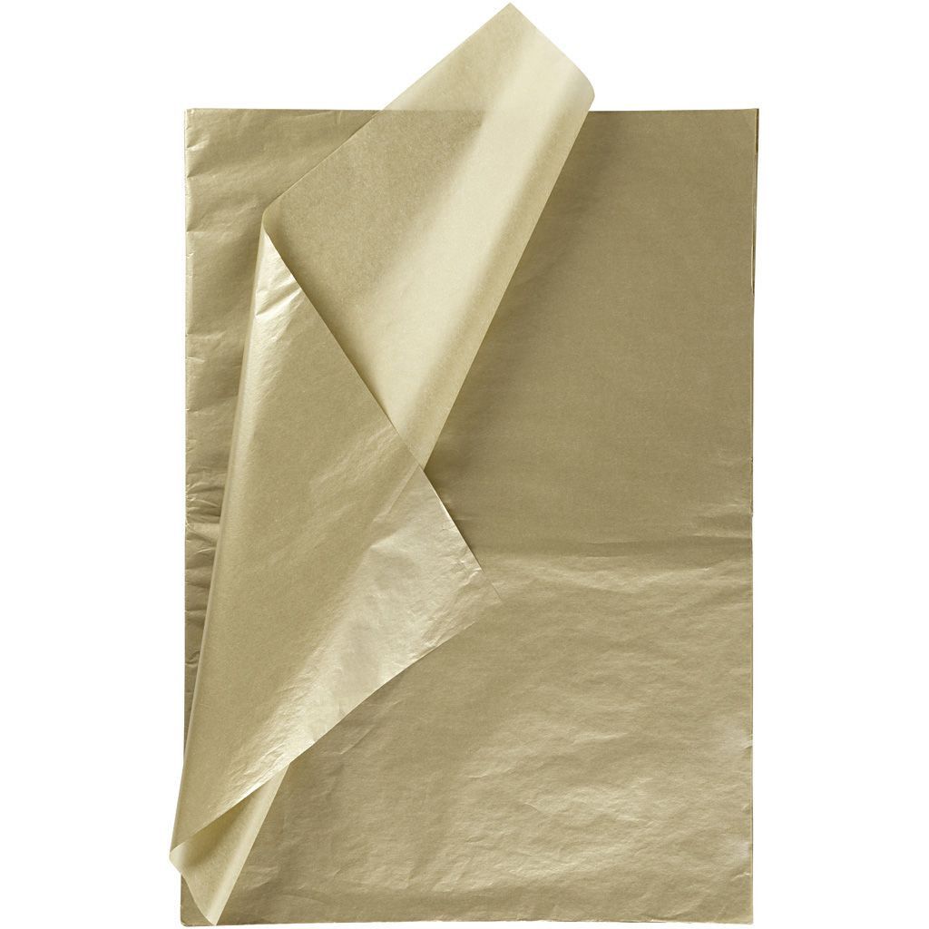 Cadeaupapier - goud - 50 x 70 cm - 20817