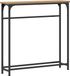 vidaXL Wandtafel Artisan Eiken 75 x 19,5 x 75 cm Bewerkt Hout