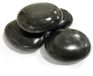 Merkloos Hete stenen massage - Basalt 4 stuks - Grote ovale steen - Voor rug, handpalm en voeten