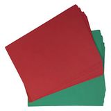 House of Card & Paper A5 Kerstkaart - Rood/Groen (Pack van 60 Vellen)