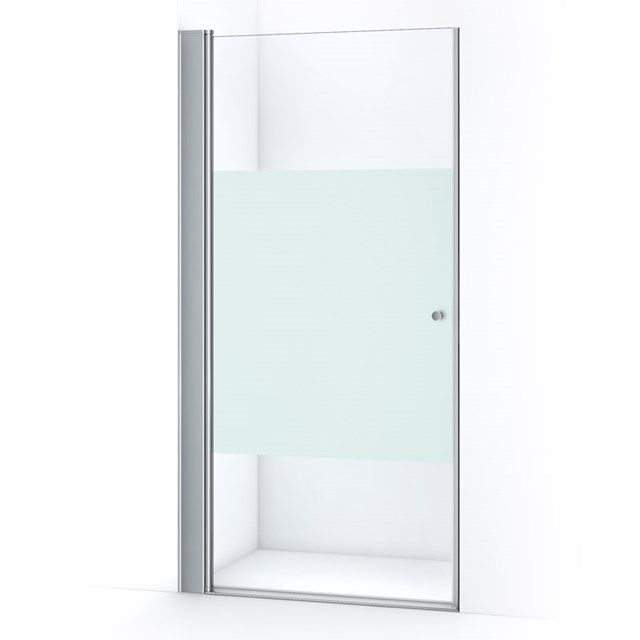 Maxaro Douchedeur Matte Strook 100cm Draaideur Zircon Comfort