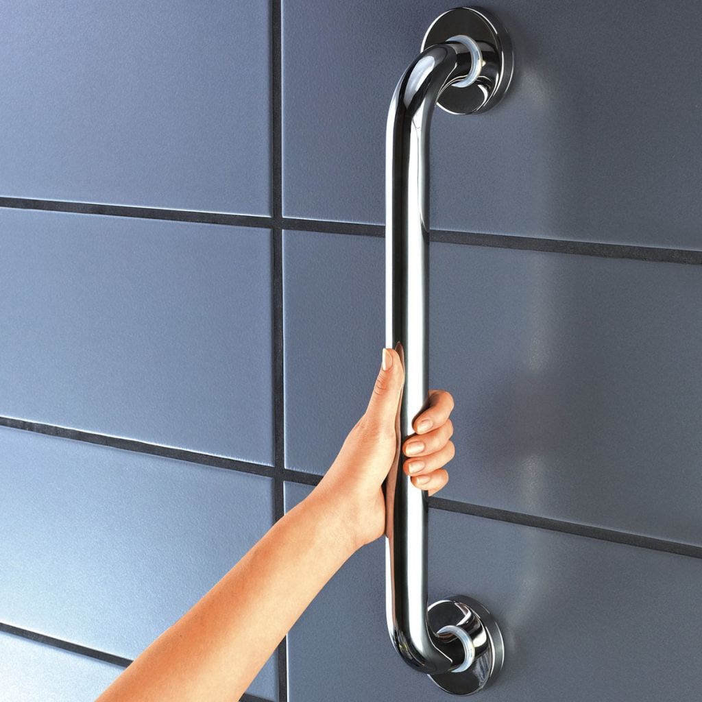 Ridder Badkamer handgreep 60 cm roestvrij staal chroom A00160001