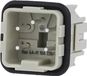 HARTING Han 4A steekinzet (M), schroefklem, 4-polig + PE, 230V/400V, 10A - 1 stuk