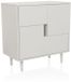 hjh LIVING Dressoir/ladekast LYKKJA 76x39,5x76 cm 2 lades 2 deuren wit