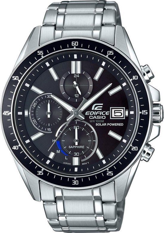 Casio Edifice EFS-S510D-1AVUEF Herenhorloge - Zilverkleurig - 46.1 mm