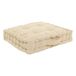 Atmosphera Vloerkussen Nepal - beige - met glitters - 40 x 40 x 8 cm