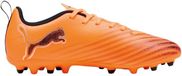 Puma Ultra 6 Play MG Voetbalschoenen Junior Oranje/Zwart