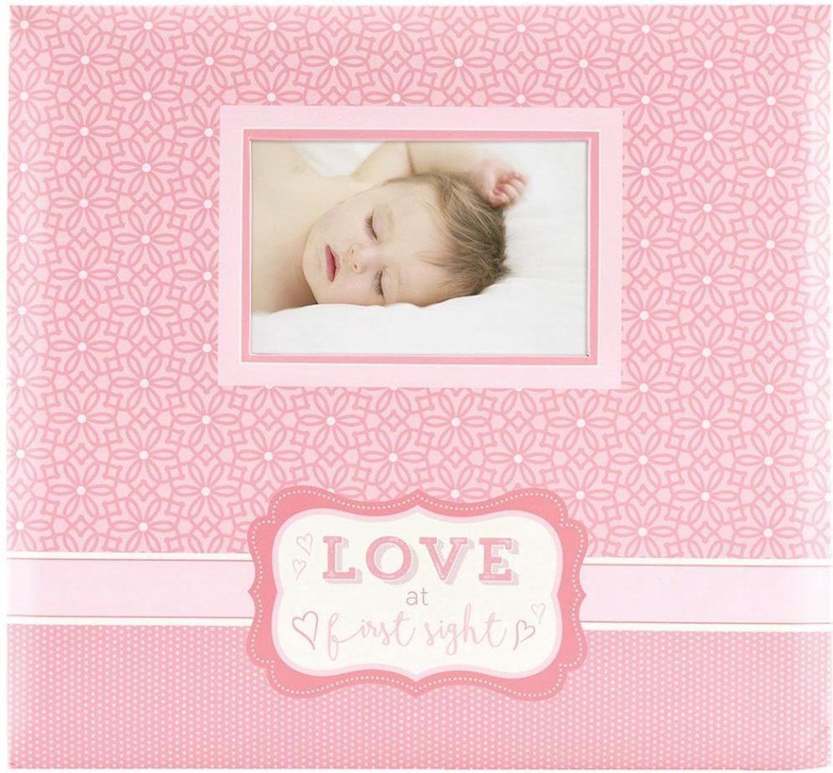 MBI Love At First Sight Expressions Post Bound Album W/Window 12\"x12\" (860126) - Roze