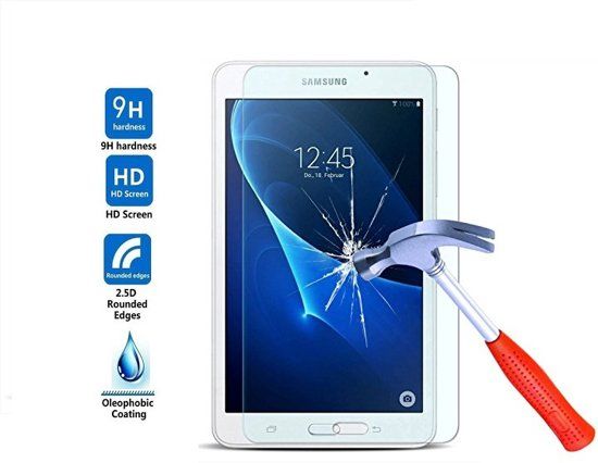 Paxx® 2 stuks Screen Protector/Tempered Glass Doorzichtig voor Samsung Galaxy Tab A 7.0 inch T285