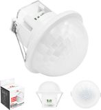 Maclean PIR-aanwezigheidssensor, inbouwmodel, bereik 10x40 m, 1000 W/2000 W, 220-240 V AC, 50/60 Hz, IP54, MCE822