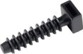 HellermannTyton LOK01B-PA6HIR-BK (100) Bevestigingssokkel Schroefbaar 151-80500 Zwart 100 stuk(s)