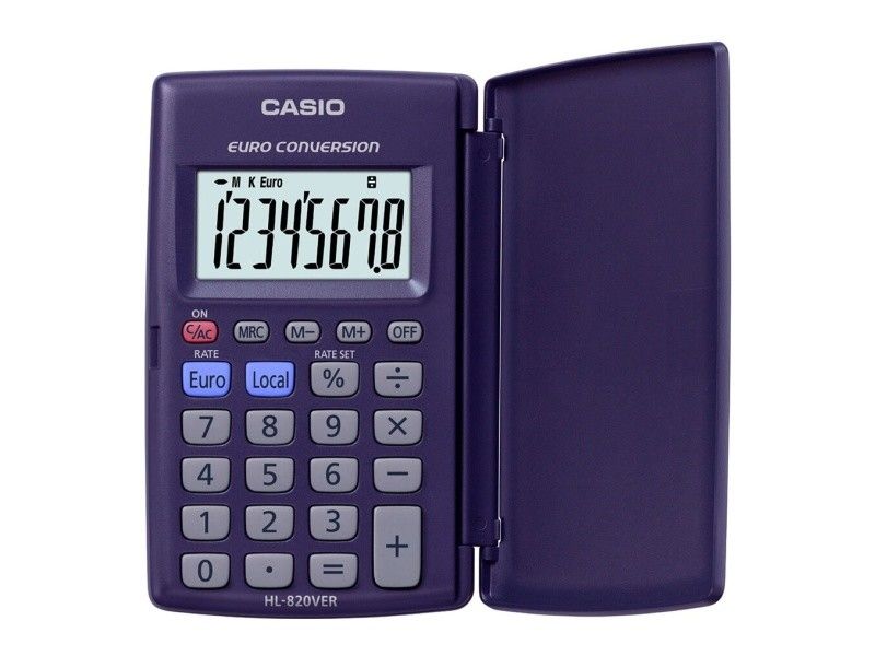 Casio HL-820VERA - Pocket Calculator - Blue