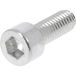 Tchc Blister de 5 Tchc M8x25 Alu P60 OA Argent Brillant DIN 912
