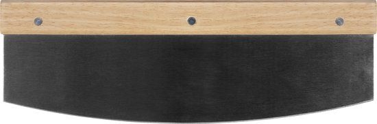Krumble Pizzasnijder met houten handvat - RVS