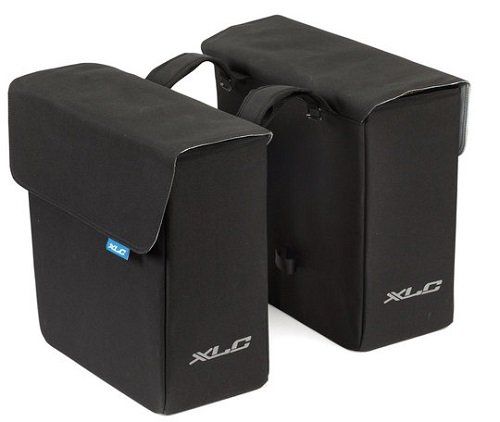 XLC Dubbele fietstas 35L Zwart