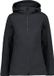 CMP Dames wandeljas met rits en capuchon, nero, 3XL