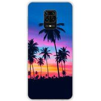 Xiaomi Redmi Note 9 Pro Palmiers colores bedrukt siliconen hoesje