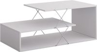 Vicco Nario Table basse – 100 x 50 cm Blanc