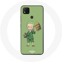 Maniacase Etui voor Xiaomi Redmi 9C uit één stuk Manga Roronoa Zoro