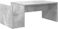 vidaXL Salontafel Beton Grijs 90 x 45 x 35 cm Bewerkt Hout