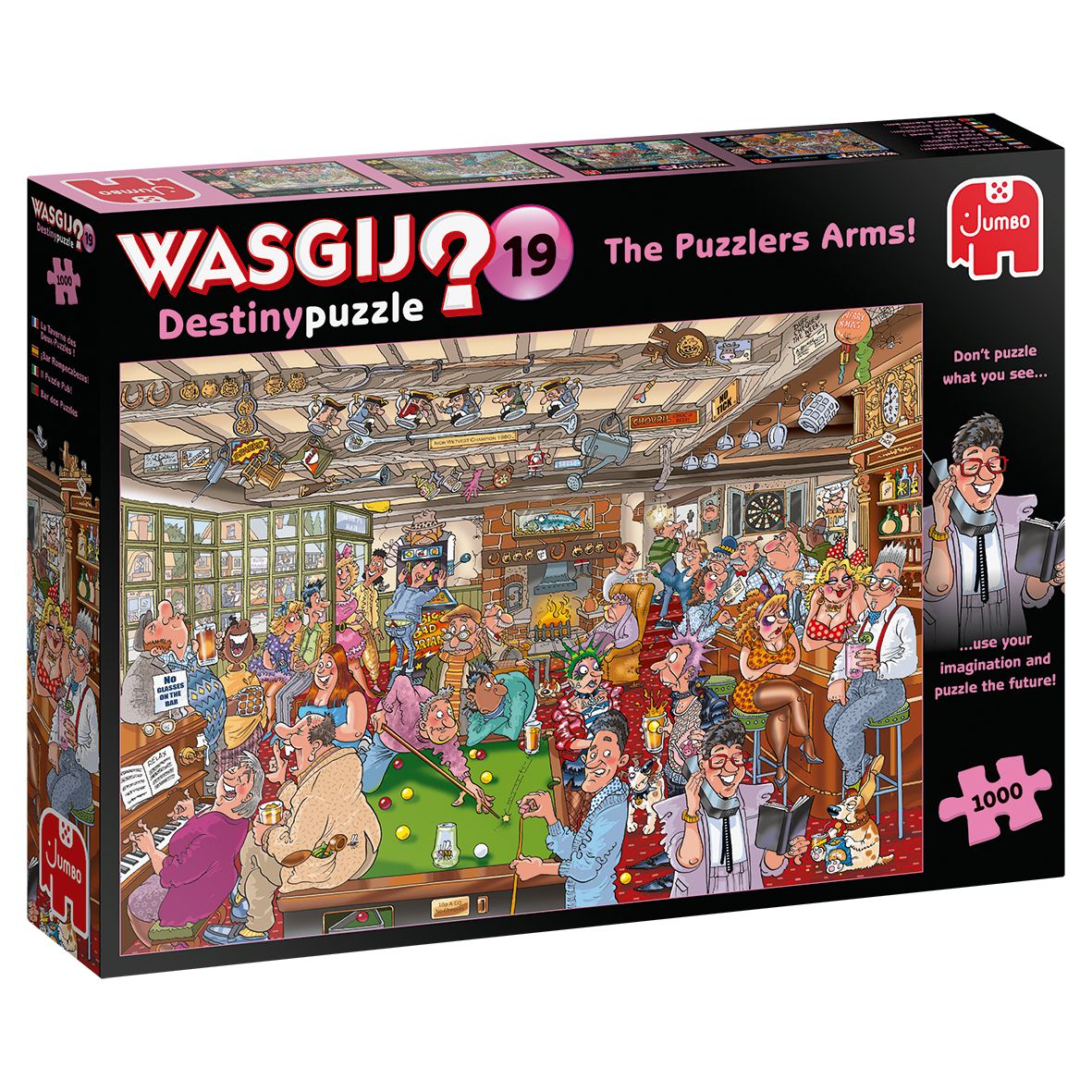 Jumbo Wasgij Destiny 19 1000 Piece Jigsaw Puzzle - Café De Puzzelhoek!