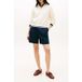 Tommy Hilfiger Varsity Relaxed 1/2 Zip Calico Dames Trui Wit Maat XS