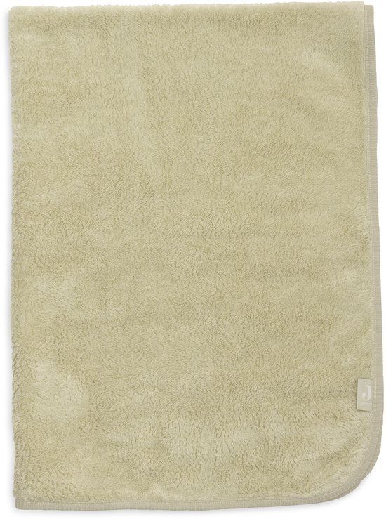 Jollein Baby Deken Wieg 75x100cm Basic Sherpa/Jersey Soft Matcha