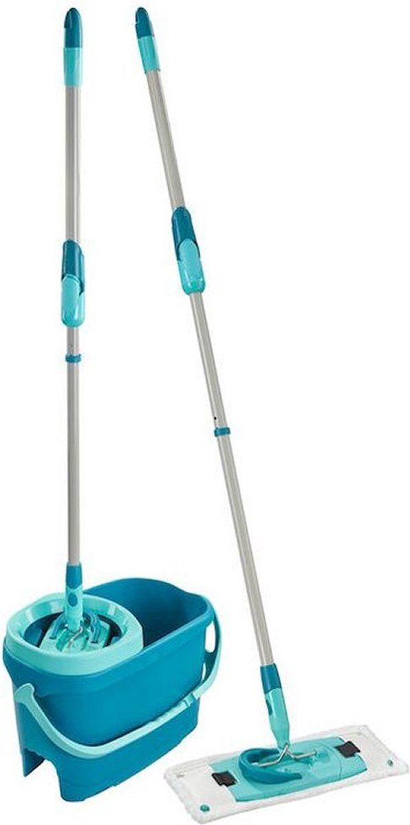 Leifheit Mop z wiadrem i zapasową nakładką Clean Twist M Ergo - Turquise