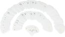 Fender 098-0351-180 351 Shape Classic Picks, Dun, Wit, 144 Count
