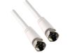 Schwaiger KVC250 052 coax-kabel 5 m F Wit