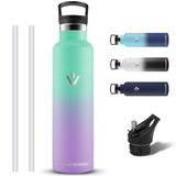 Thermosfles 1 liter, BPA-vrij, roestvrijstaal, lekvrij, houdt 12 uur warm / 24 uur koud