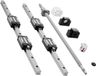 StarTech Latios Lineaire geleiderset - HGR20 - Set met 2x 600 mm lineaire rails - Vier loopwagens - Kogelomloopspindel - BF12/BK12 eindsteunen - Koppeling en moerbehuizing - Voor CNC