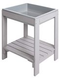 Tiny Extérieur Table de jeu pour enfants sable et eau - Bois massif - Gris