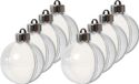 Merkloos / Sans marque Creativ Company B.V. DIY Kerstballen - 8x stuks - transparant - D6 cm - kunststof
