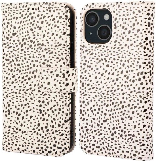 imoshion Design Bookcase smartphonehoesje voor Apple iPhone 15 - Desert Dots