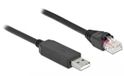 DeLOCK 64159 seriële kabel Zwart 0,5 m USB Type-A