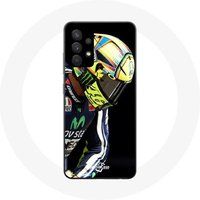 Maniacase Hoesje voor Samsung Galaxy A13 5G Valentino Rossi Nummer 46 Motorfiets Racing