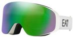 EA7 Luxottica Masque de ski Blanc Green Mirror/CAT2+Orange Persimmon/CAT1