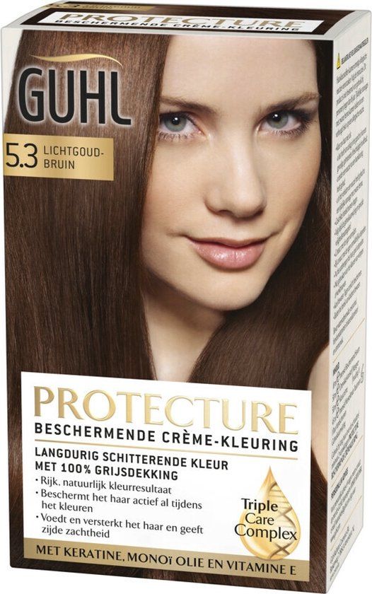 Guhl Protecture Crème-kleuring No. 5.3 - Lichtgoudbruin - Haarverf