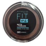 Maybelline New York Fit Me Matte and Poreless Poeder, 365 Espresso