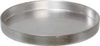 Othmar Decorations Dienblad/kaarsenplateau - zilver - D27 cm - kunststof - rond