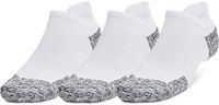 Under Armour Armourdry Run Cushion Invisible Socks 3 Pairs White EU 47 1/2-50 1/2 Men, Women