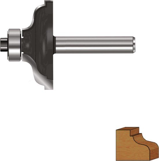 Rotec HM Kroonlijstfrees ø41,3 mm R=6,35 S8