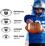Wilson NFL Team Tailgate Football Junior Team Rams