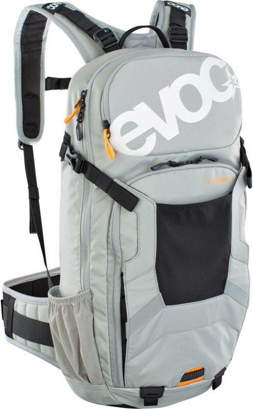 EVOC FR Enduro 16 Protector rugzak rugzak voor fietstochten en trails (16 l opbergruimte, LITESHIELD rugbeschermer TÜV/GS gecertificeerd, drinkblaas-vak tot 3 l)